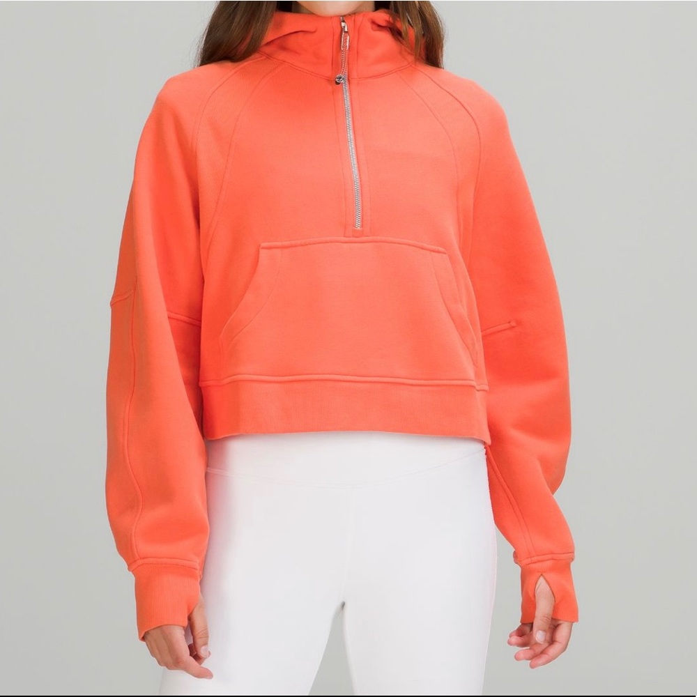 NWT Lululemon Warm Coral Scuba Full Zip